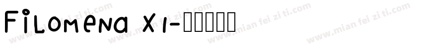 Filomena X1字体转换